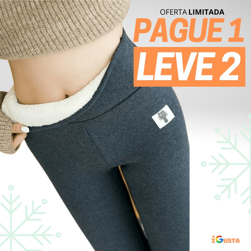 Calça Legging de Lã Térmica (COMPRE 1 LEVE 2) OneClick Brasil 