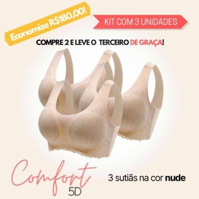 [COMPRE 1 LEVE 3] - Sutiã Up Comfort 5D