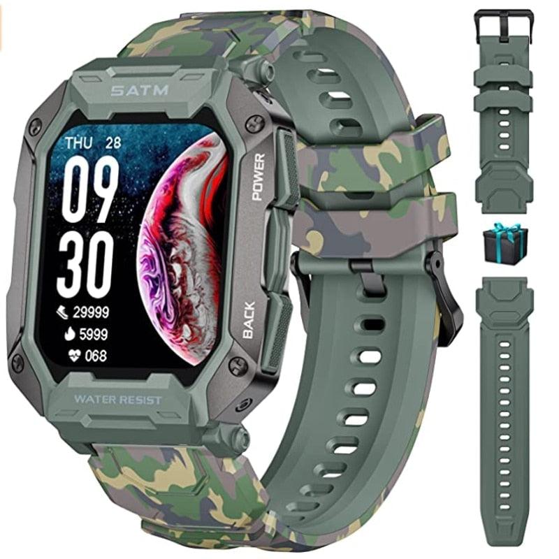 SmartWatch Militar Max Rock Ultra + 2ª Pulseira (Brinde!)